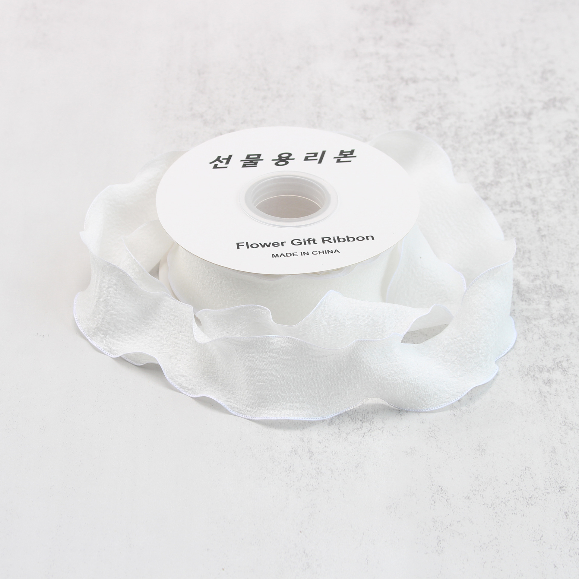 2,5 cinta plisada pastel de flores cola de pescado cinta de hilo embalaje para hornear caja de regalo de encaje arco de encaje DIY