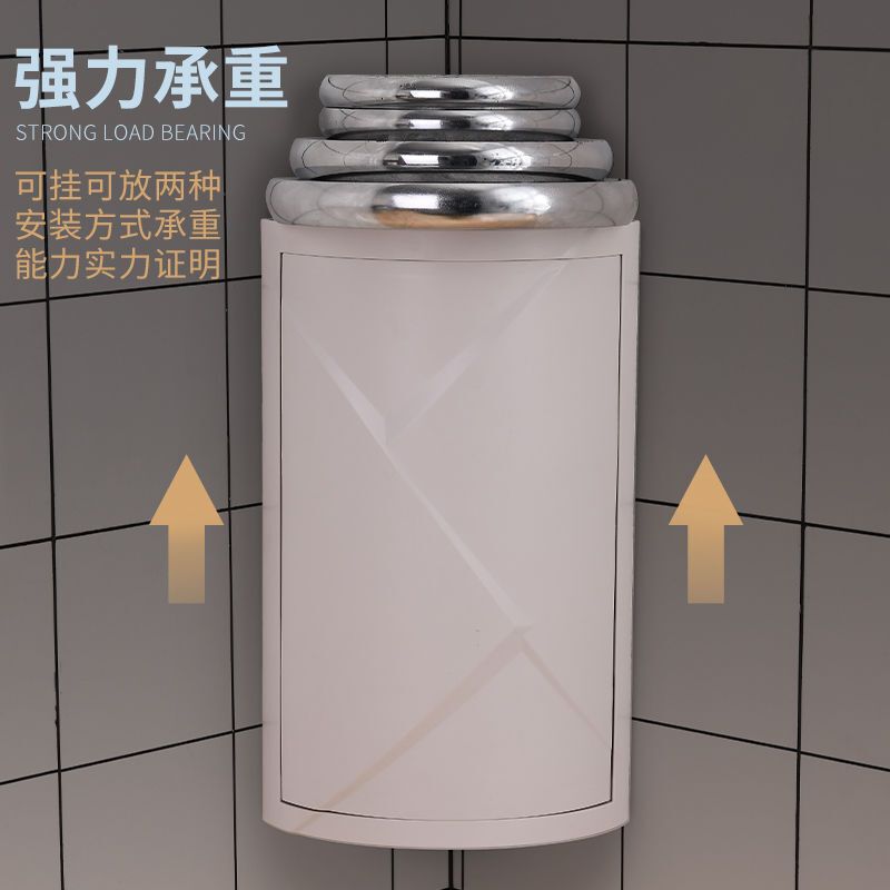 台所の台の上の物置棚の調味料の収納棚の油の瓶の調味料の箱の三脚のかまどの回転する壁のコーナーキャビネット|undefined