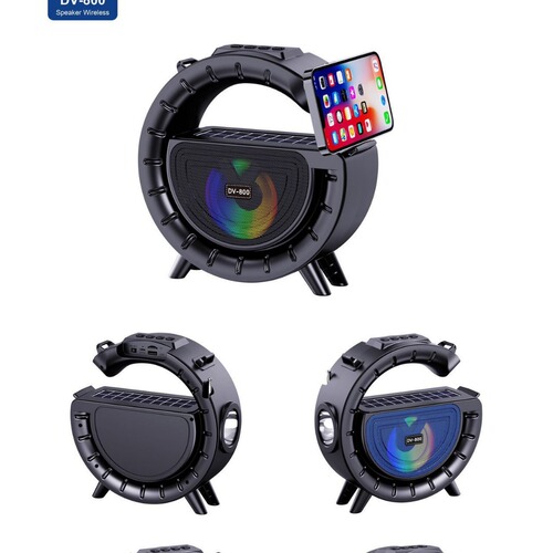 African Wireless Bluetooth Speaker Portable Solar Card Slot Outdoor Sports Speaker Ship Instantly