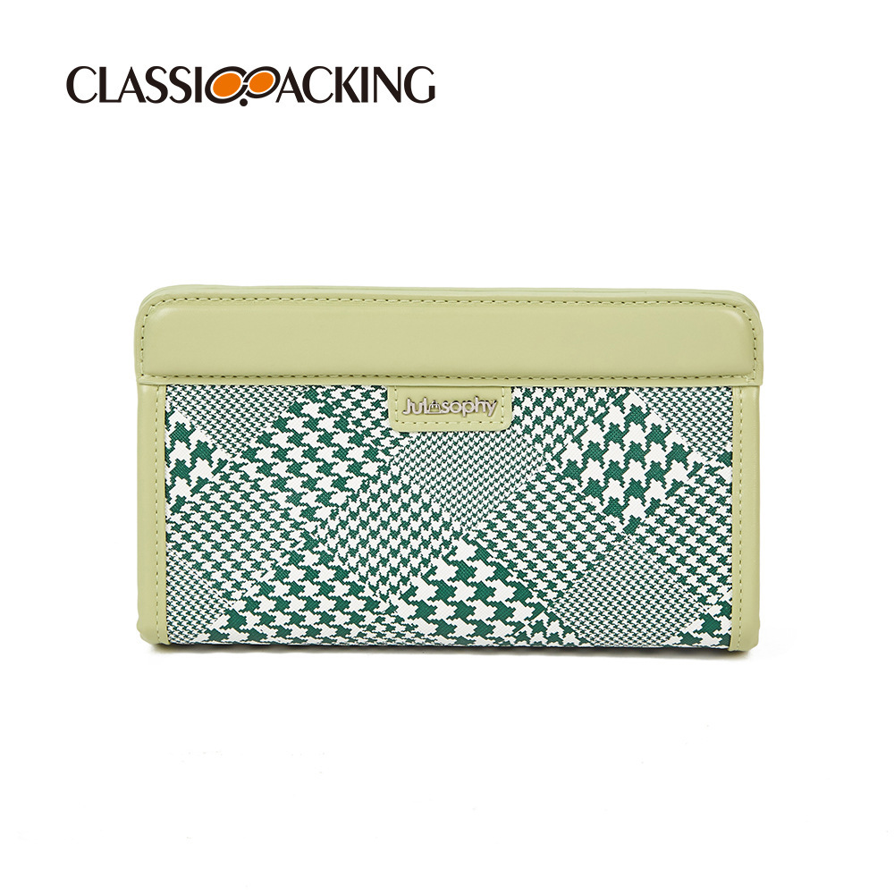 El fabricante vende al por mayor el bolso de mano para mujer, el monedero de certificado de gran capacidad, el sobre rojo salvaje de moda se puede imprimir con el logotipo