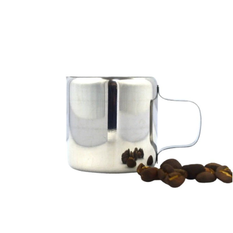 Нержавеющая сталь чашка для молочного молока Чашка 90 мл кофейная чашка 3 ангса молочный цилиндр молочный стакан молочный стакан молочный резервуар сгущенное молоко медовый сахар чашка