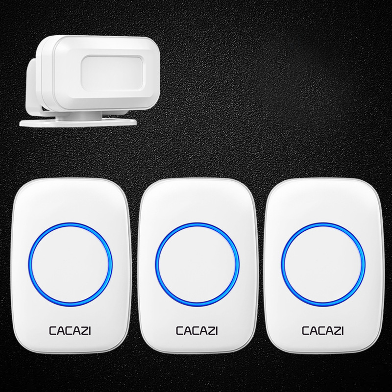 店铺提示铃门口欢迎光临感应器进门语音播报提醒迎宾超市分体门铃