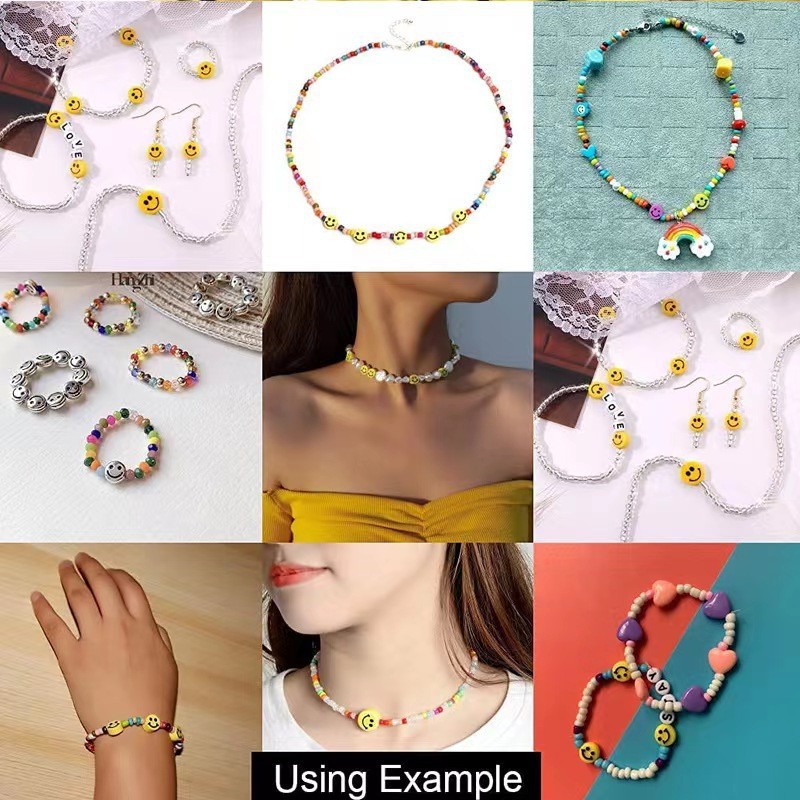 Amazon Explosive 48 Color Perforated Glass Small Rice Bead Set DIY Necklace Bracelet Jewelry Beaded Bead Accessories