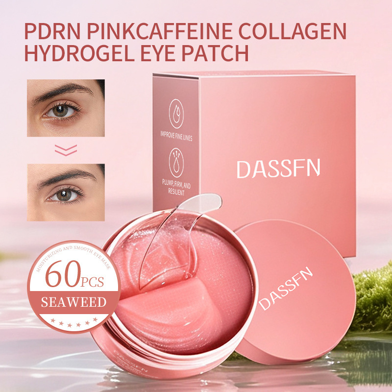 DASSFN PDRN Pink Caffeine Collagen Hydrogel Eye Patches are for cross-border trade only and are prohibited from domestic sale. By purchasing, you agree to this disclaimer.