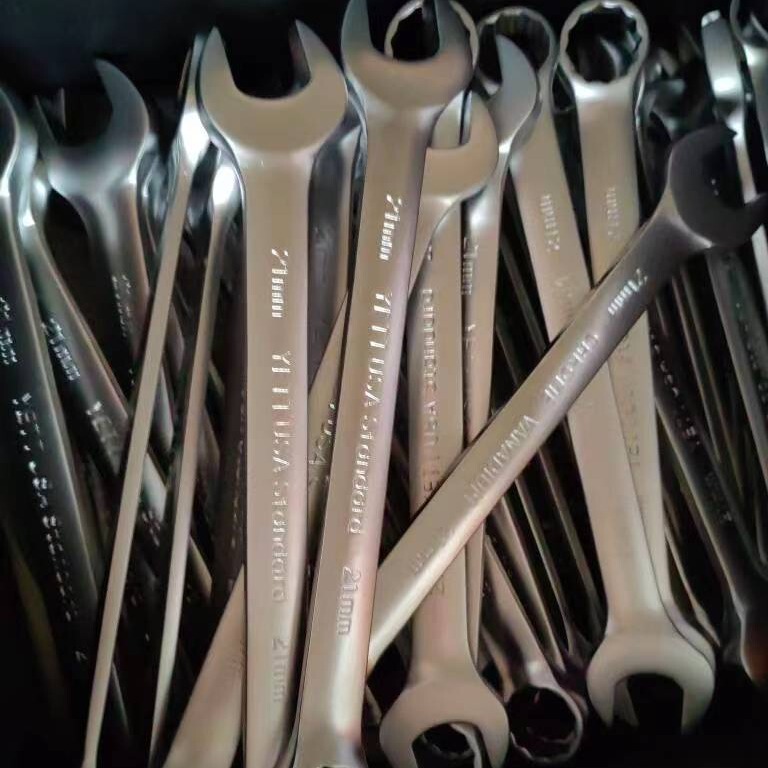 Dual-Purpose Wrench Made of 45 High-Carbon Steel, Precision Forged, Wholesale 8-32, Plum Blossom Open-End Double-Headed Multi-Purpose, in Stock