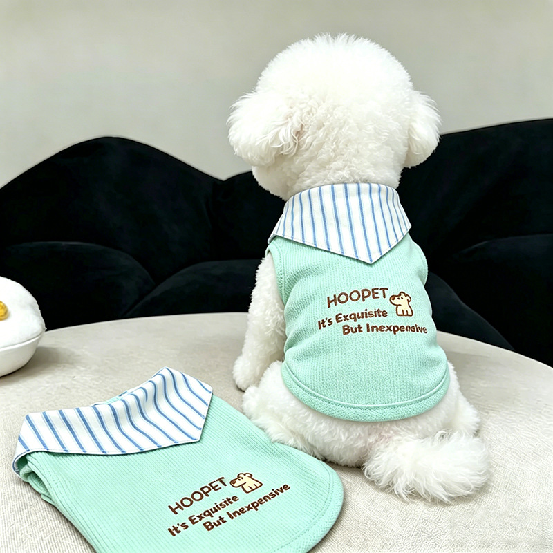 Chaleco de verano para perro estilo universitario transpirable_voghion.com