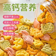 营养高钙蔬菜动物儿童饼干零食无加蔗糖小孩不上火食品厂一件批发