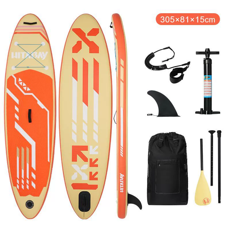 Inflatable stand‑up paddle board (Favorite) — thickened racing SUP, multiple designs, some sets include accessories