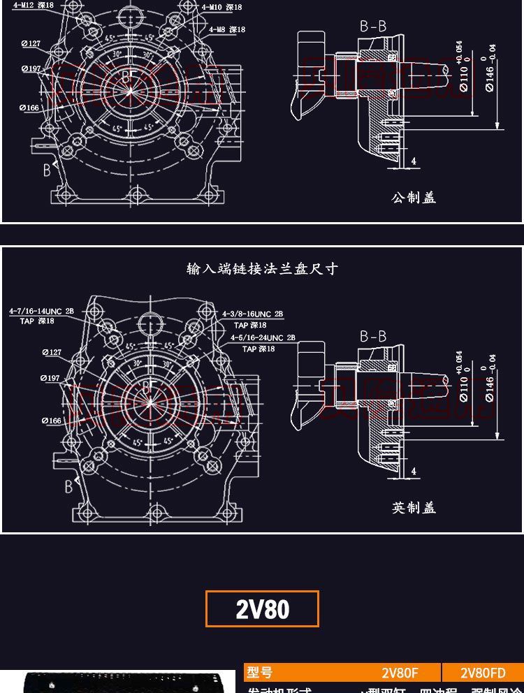 Lifan 2V80 gasoline engine two-cylinder engine kart power marine nose high pressure fuel cleaning 27 horsepower