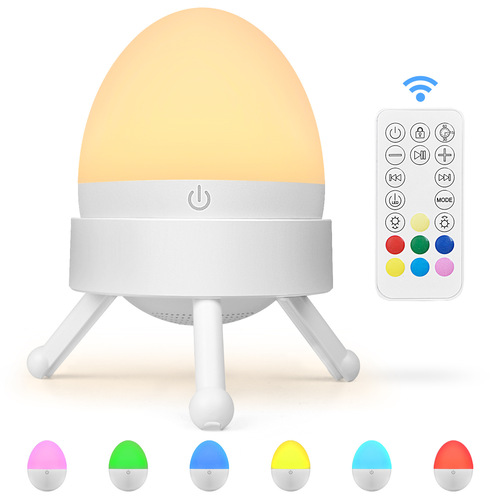 new smart colorful light white noise sleep device rechargeable remote control sleep aid for the elderly and children