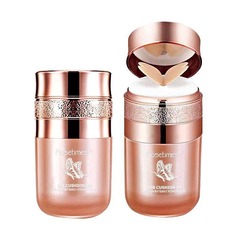 玫瑰時代蝴蝶粉撲氣墊空氣隔離霜BB粉底液遮瑕補水保濕養膚透氣隔