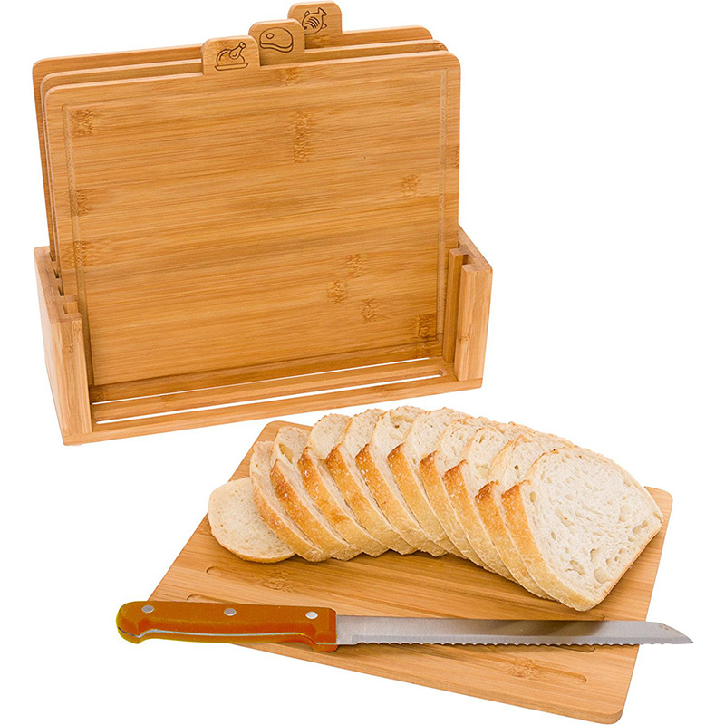 Clasificación de cocina tabla de cortar utensilios de cocina de bambú tabla de cortar clasificación portátil tabla de cortar fábrica