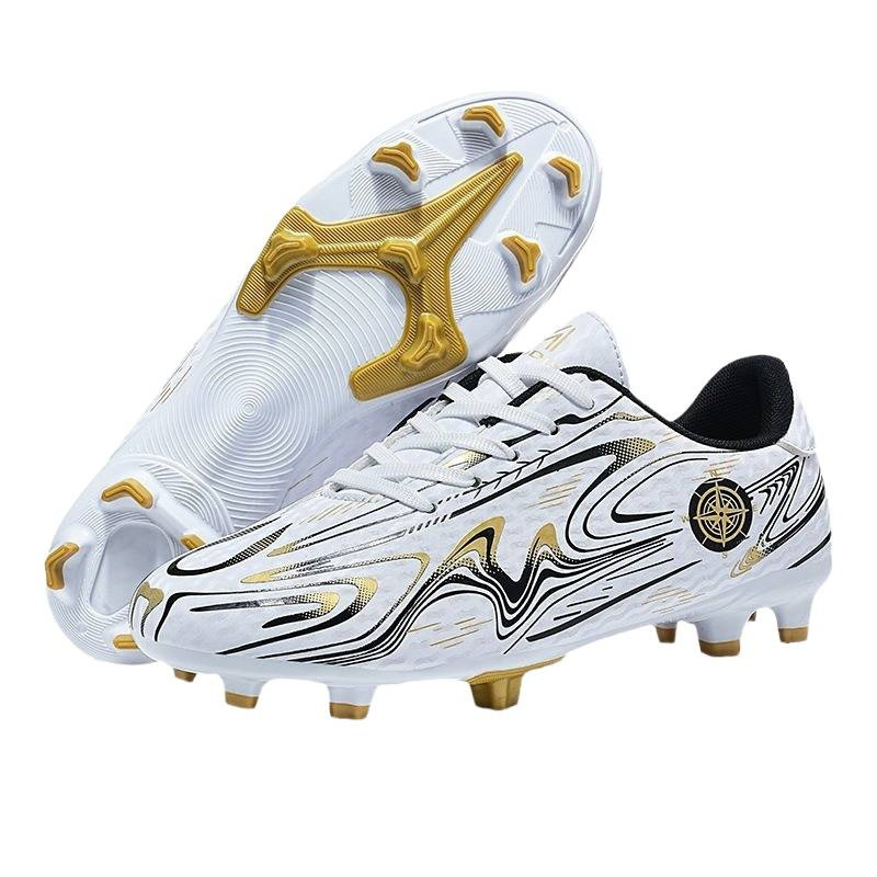 Zapatos de fútbol de uñas largas para niños de talla grande transfronterizos, zapatos de entrenamiento de uñas rotas para estudiantes de primaria y secundaria al aire libre para hombres, zapatos de competencia para estudiantes de primaria y secundaria