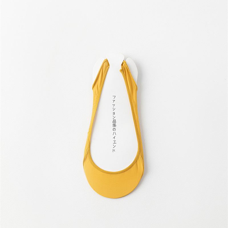 Calcetines mujer hueco invisible Medio Verano que absorbe el sudor calcetines invisibles La mitad de la palma de la esponja de la almohadilla