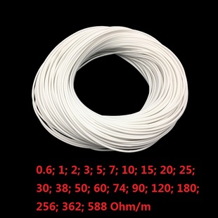 Silicone rubber warm wire 5v 12v 24V 36V 48V heating cable for car seat electric blanket heating