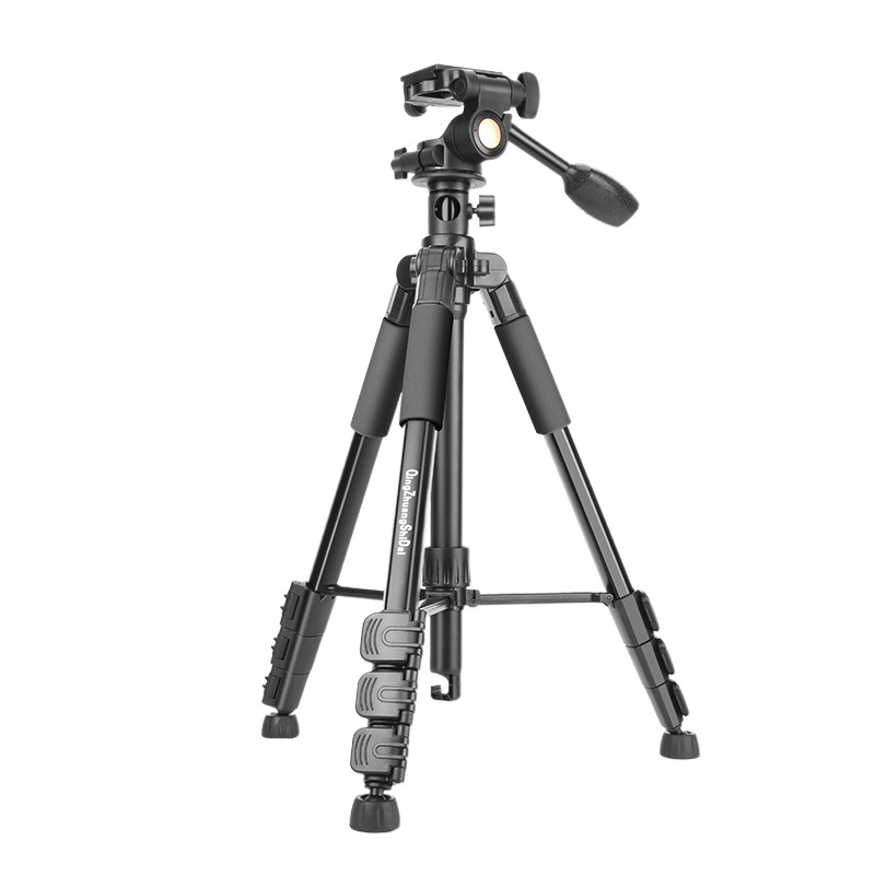 7 빛의 나이 Q112H SLR 삼각대 카메라 오버 헤드 스탠드 휴대용 마이크로 단일 휴대 전화 셀카 사진