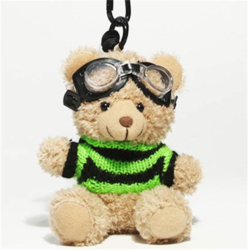 Llavero de felpa con forma de panda, colgante para bolso