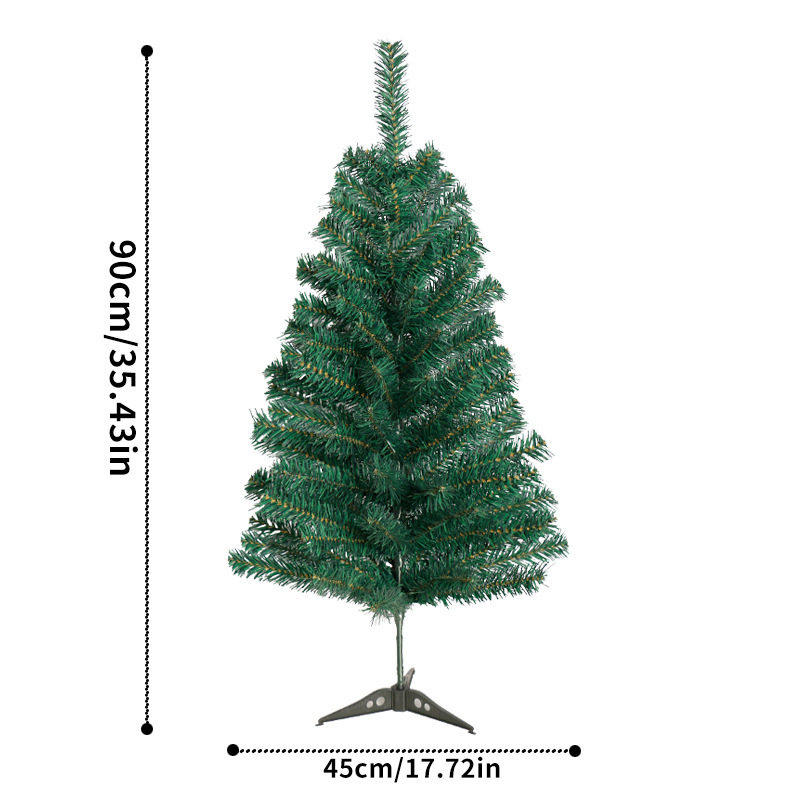 Simulación transfronteriza encriptada árbol de Navidad de PVC Amazon hotel de tamaño completo decoración del centro comercial árbol de Navidad en stock