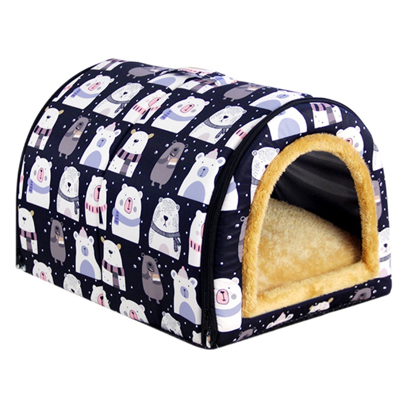 2022 gato callejero nido al aire libre nido de gato perrera impermeable Casa de perro de verano al aire libre a prueba de lluvia a prueba de frío cálido Casa de gato de cuatro estaciones