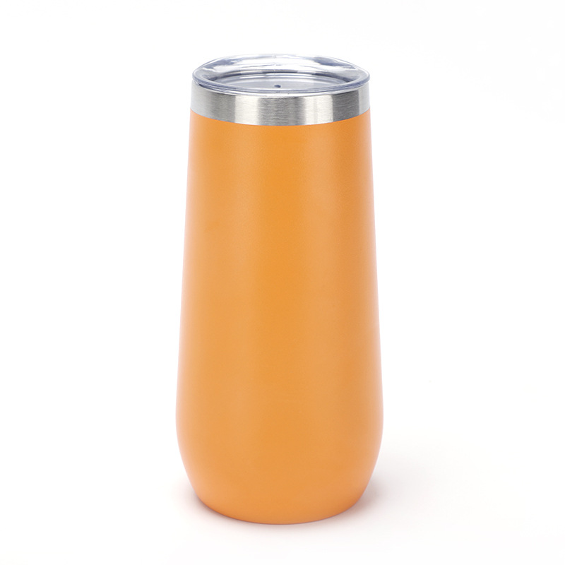 Amazon 12oz Acero inoxidable cáscara de huevo Copa 304 de acero inoxidable en forma de U copa de vino Comercio exterior termo taza al por mayor