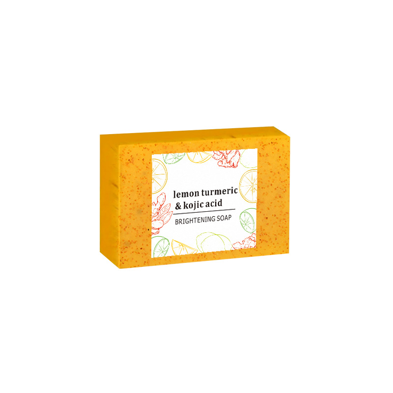 Granular jabón de ácido cúcico de cúrcuma, jabón de esfregación, comercio exterior transfronterizo, Europa y América, TK, jabón de Amazon en inglés en stock