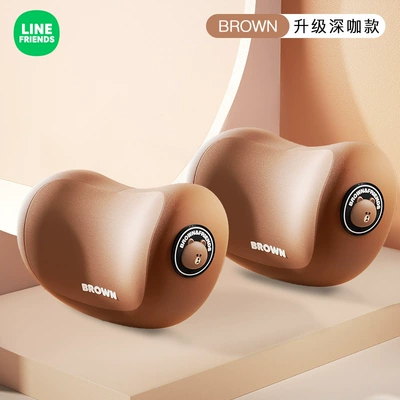 Headrest | Car Use Cervical Spine Memory - brown-bear-soft-rebound-cloud-memory-foam-set-of-two-dark-brown-headrests