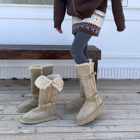 Winter high boots, internet celebrity, 2024 years