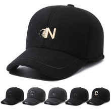 中老年帽子男士秋冬季棒球帽防风保暖护耳棉帽时尚百搭休闲鸭舌帽