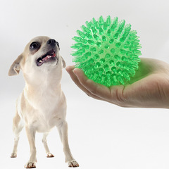 Factory Direct Selling Dog Toys Medium Size Spiky Ball Dog Toy 9CM Sound Making Pet Chewing Toy for Medium Size Dogs