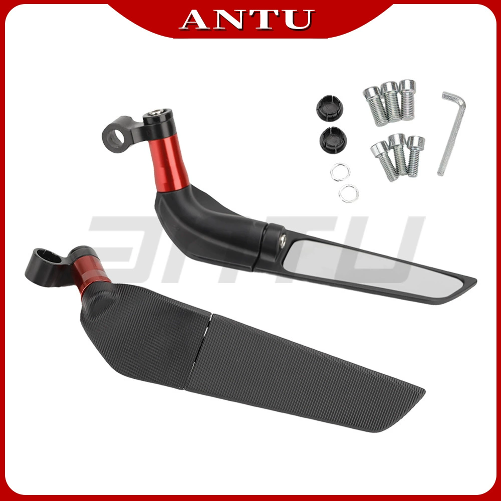 Крыло заднего вида мотоцикла подходит для Yamaha R3 R1 Honda Suzuki Kawasaki Mavericks Светоотражающие задние зеркала