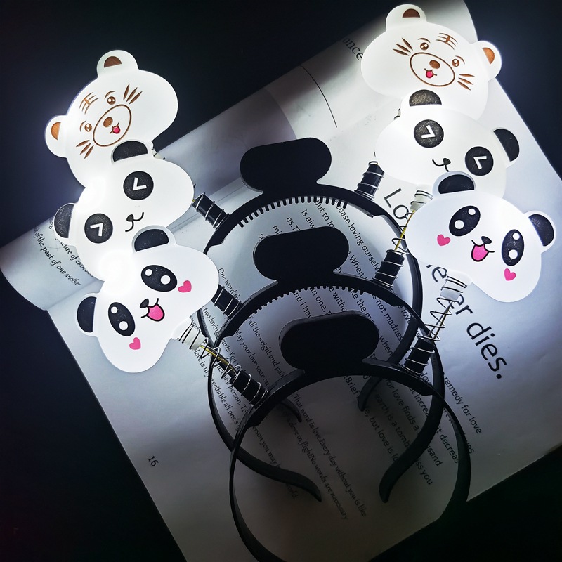 Barra de luz Concierto Estrella de cinco puntas Estrella brillante Diadema luminosa azul Barra de luz intermitente Accesorios de apoyo para la fiesta