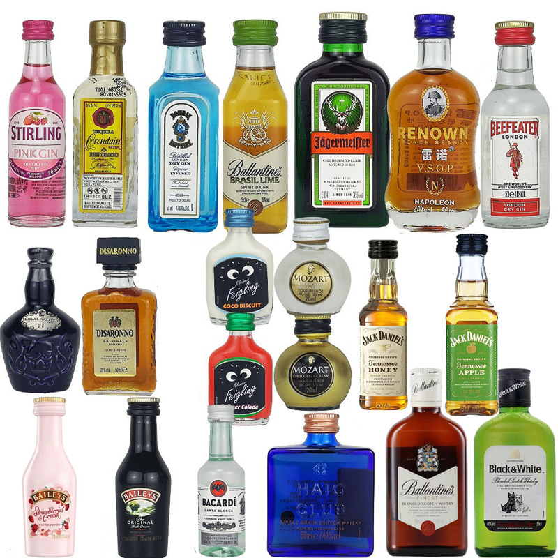 Convenience Store Mini Liquor Versions: White Rum, Original Flavor Vodka, Whiskey, Jagermeister 50ml Imported Liquor Convenience Store Mini Liquor Versions: White Rum, Original Flavor Vodka, Whiskey, Jagermeister 50ml Imported Liquor