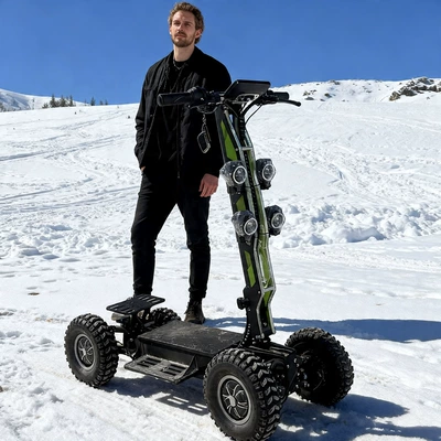 Mia 13inch Four-Wheel Electric Qatlanan elektrik skuterlər