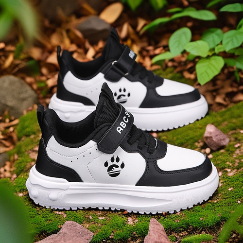 Children's Shoes 6-12 Years Old New Fall Leather Fashion Boys' Sports Shoes for Older Children Outdoor Travel Shoes