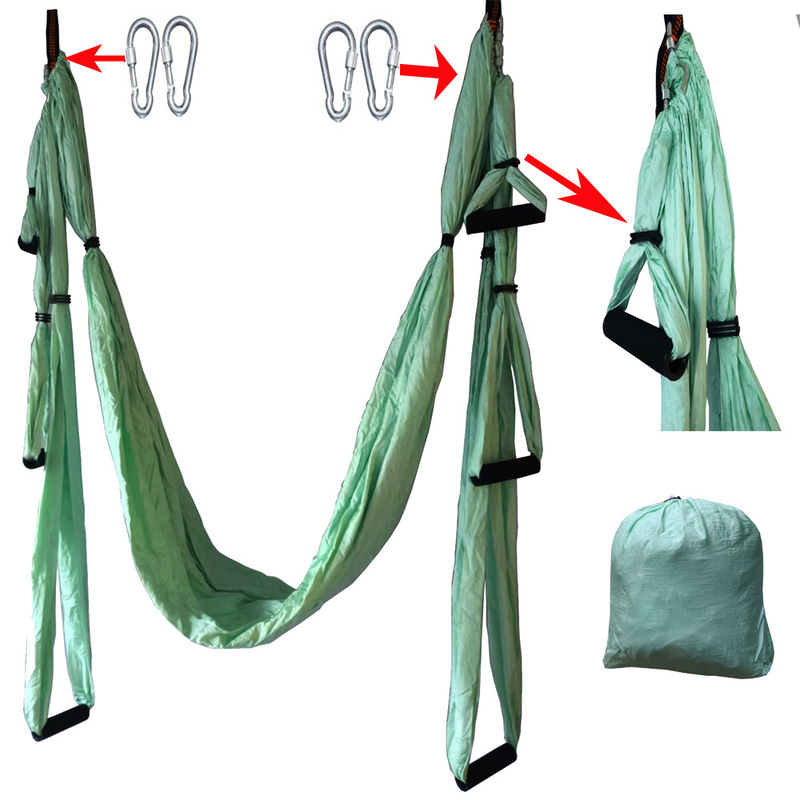 Inversion Aerial Yoga Hammock Yoga Swing Fitness Outdoor Parachute Cloth Yogahammock High Strength Inversion Aerial Yoga Hammock Yoga Swing Fitness Outdoor Parachute Cloth Yogahammock High Strength