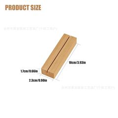 创意木质工艺品名片底座实木明信片卡片底座 奶茶店餐厅菜牌底座