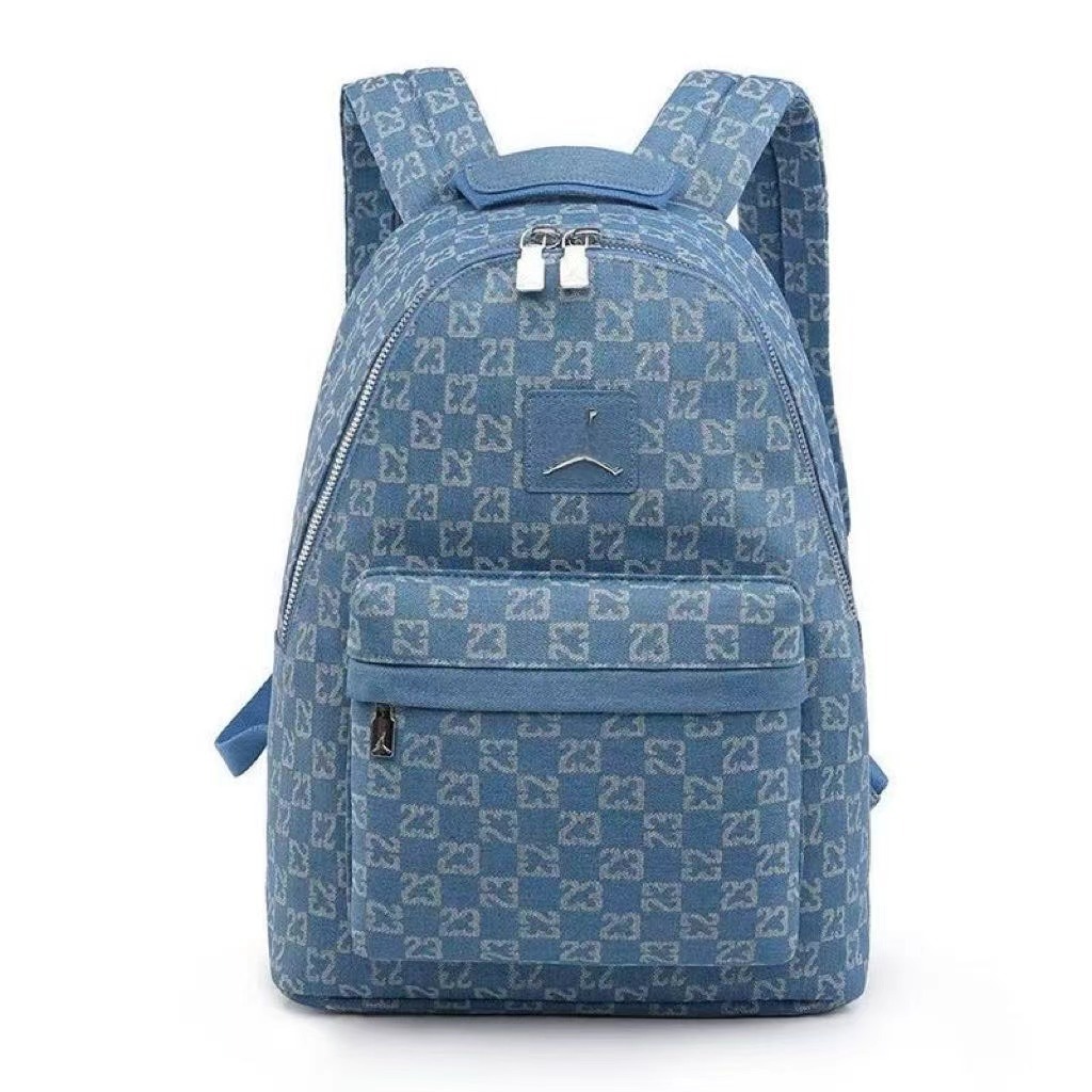 Mochila de ajedrez transfronteriza, mochila deportiva para hombres y mujeres, moda universal, mochila de estudiantes de secundaria secundaria