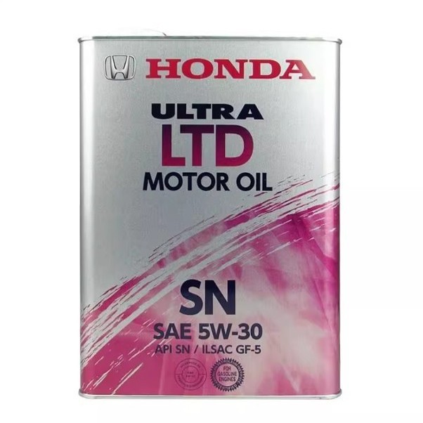 日本进口本田全合成机油 SN 5W-30适配雅阁CRV飞度锋范思域4L