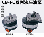 CB-FC25液压齿轮油泵吊车铲车装载机举升行走润滑高压油泵CBFC25L