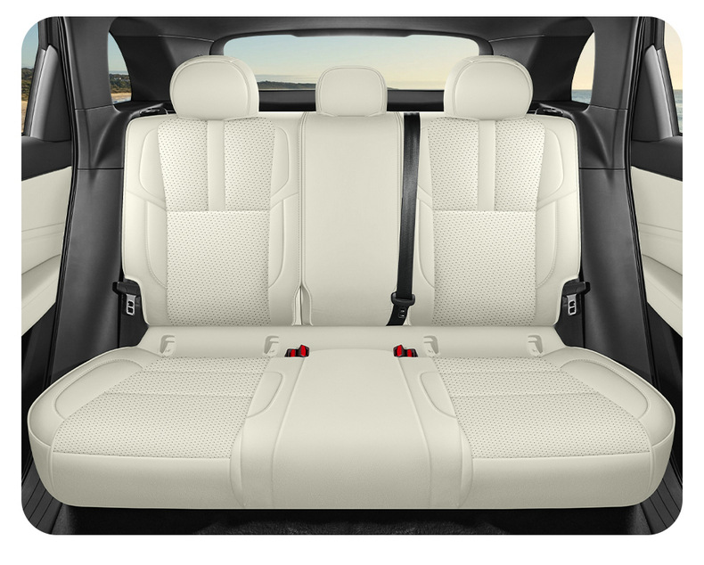 2026 New Model, Custom-Made, Perforated Leather, Breathable, and Durable Car Seat Cushions for Hongqi HS6, Full Coverage Seat Covers