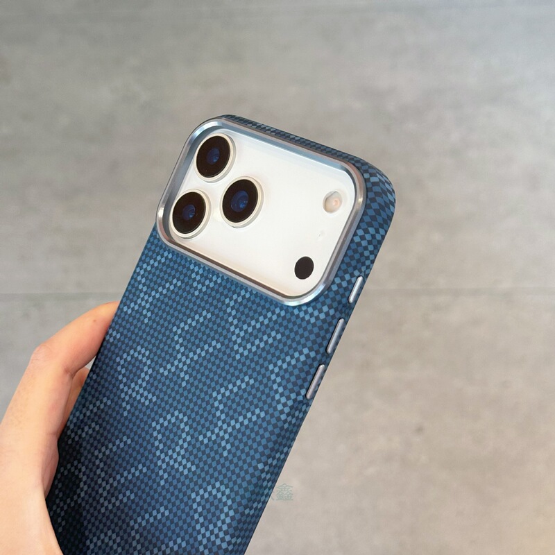 适用苹果17promax字母磁吸手机壳iPhone16碳纤维纹15全包13保护套|undefined