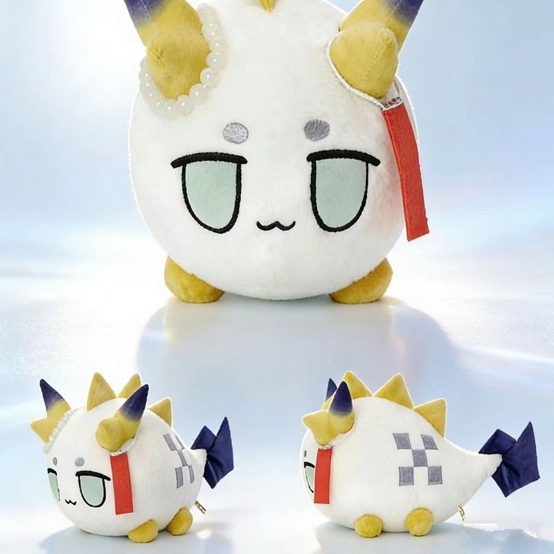 Arknights Dragon Bubble Plush Toy Merchandise, 2D Doll, Cotton Doll Pendant, Anime Cartoon Decoration Arknights Dragon Bubble Plush Toy Merchandise, 2D Doll, Cotton Doll Pendant, Anime Cartoon Decoration