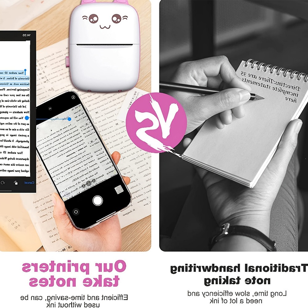 (Wholesale), (Cross-border trading), handheld photo, pocket small printer for students, (Physicals) 2