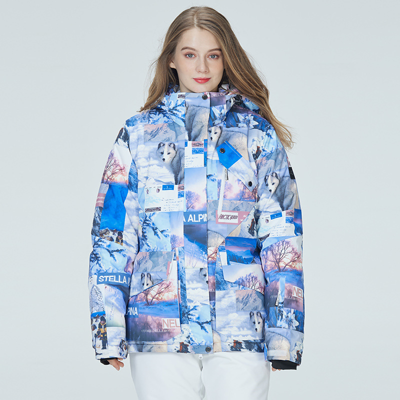 Ski Clothing for Men and Women, Snow Season Outdoor Windproof, Waterproof, Warm Snowboard and Double Board Ski Jackets, New Cross-Border Models Ski Clothing for Men and Women, Snow Season Outdoor Windproof, Waterproof, Warm Snowboard and Double Board Ski Jackets, New Cross-Border Models
