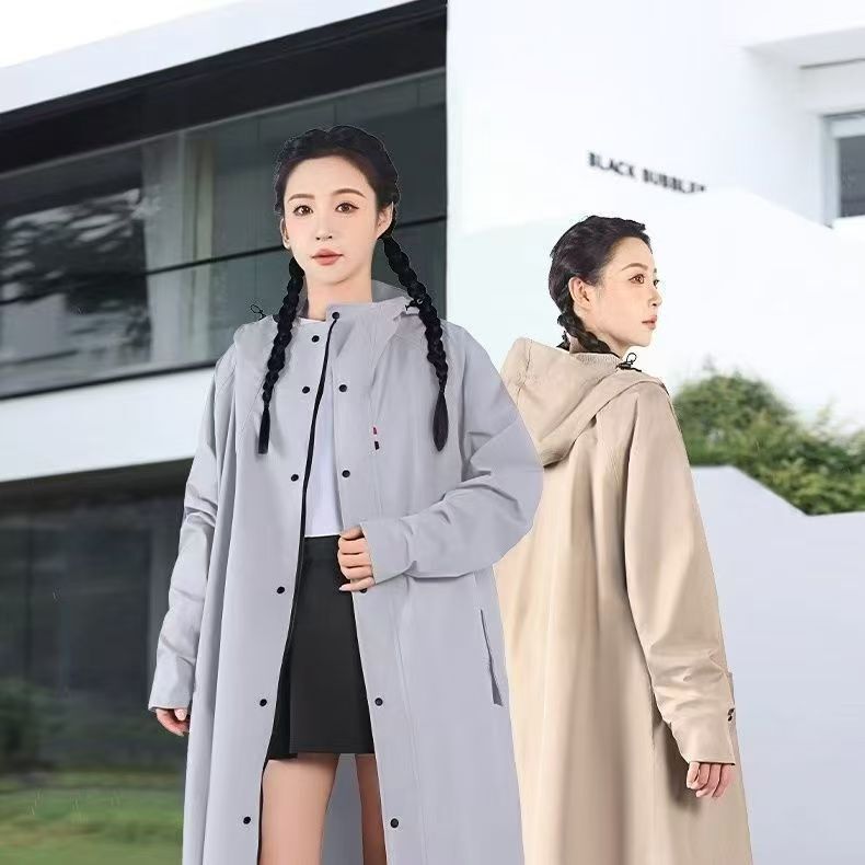 Sleeved Electric Motorcycle Raincoat, Thickened for Riding, Adult Single-Person Electric Vehicle Full-Body Long Raincoat for Heavy Rain, Unisex Sleeved Electric Motorcycle Raincoat, Thickened for Riding, Adult Single-Person Electric Vehicle Full-Body Long Raincoat for Heavy Rain, Unisex