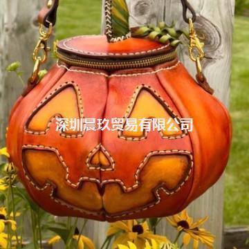 跨境新款The Great Pumpkin Bag大南瓜袋南瓜包包斜挎包|undefined