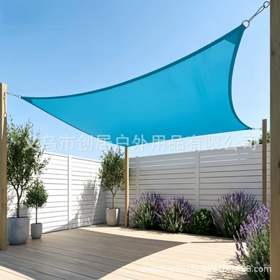 Four-Corner Sunshade Sail with Accessories for Outdoor Courtyard, Commercial Tourism, Multifunctional Landscape Canopy, Canvas Waterproof Sunshade Cloth