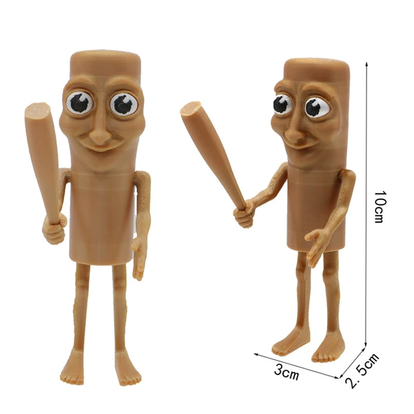 3D printed wooden stick man bag: 13g (for foreign trade export only, may not meet domestic product standards, please do not shoot domestically or for sale)