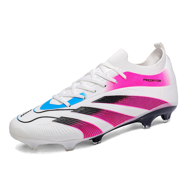 Nuevos zapatos de fútbol para hombres y mujeres, zapatos de entrenamiento antideslizantes para jóvenes, zapatos de fútbol fábrica
