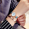 Electronic quartz fashionable swiss watch, waterproof steel belt, women's watch, Korean style